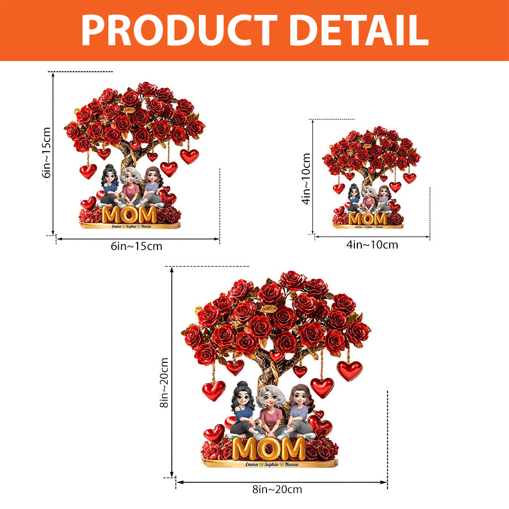 Best Mom Ever - Personalized Mother Custom Shaped Acrylic Plaque