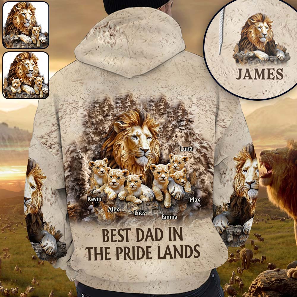 Strong Papa - Personalized Father All Over Shirt