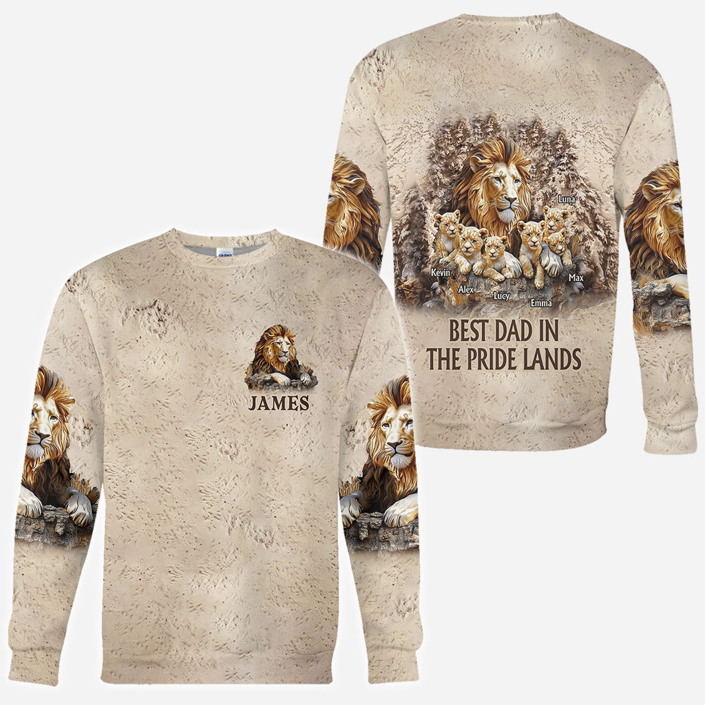 Strong Papa - Personalized Father All Over Shirt