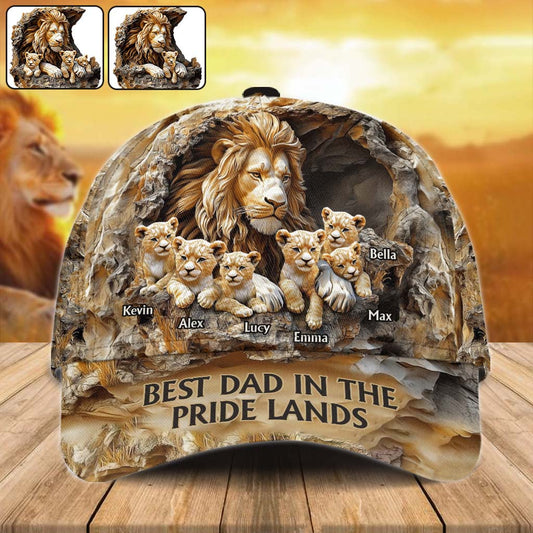 Papa Lion - Personalized Father Classic Cap