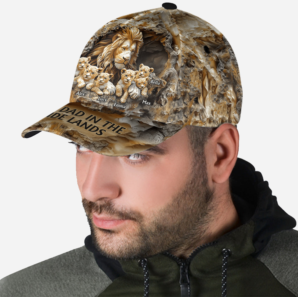 Papa Lion - Personalized Father Classic Cap