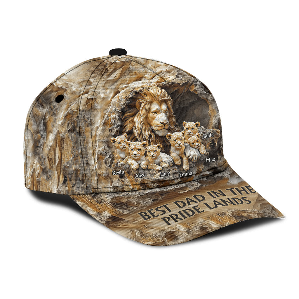 Papa Lion - Personalized Father Classic Cap