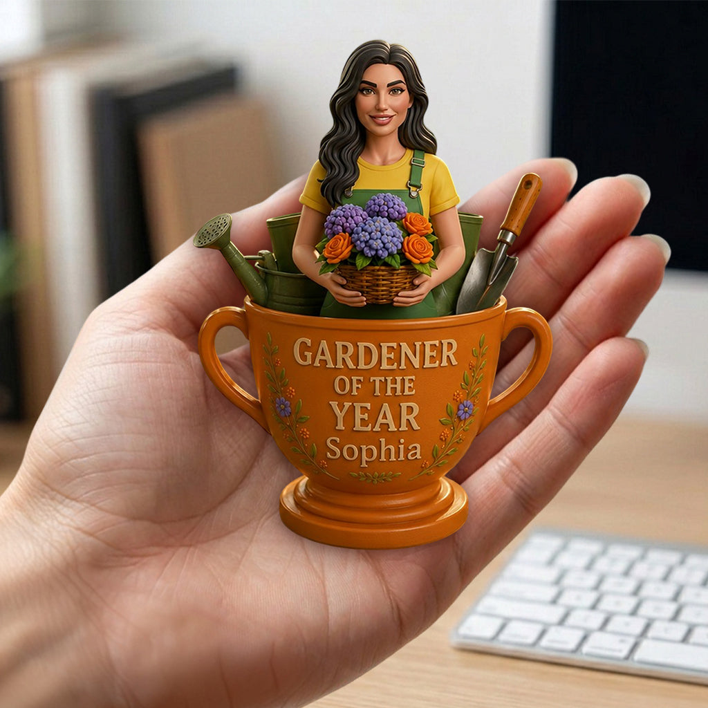 Gärtner des Jahres - Personalisierte Premium 3D Figurine