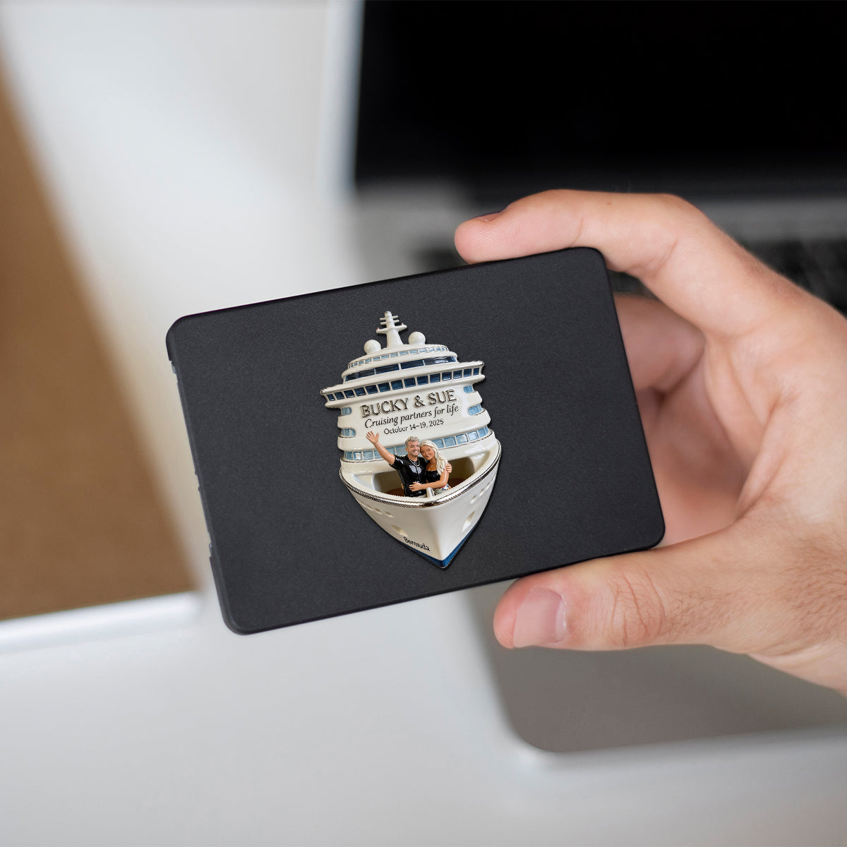 Kreuzfahrt Erinnerung - Personalisierter Magnet
