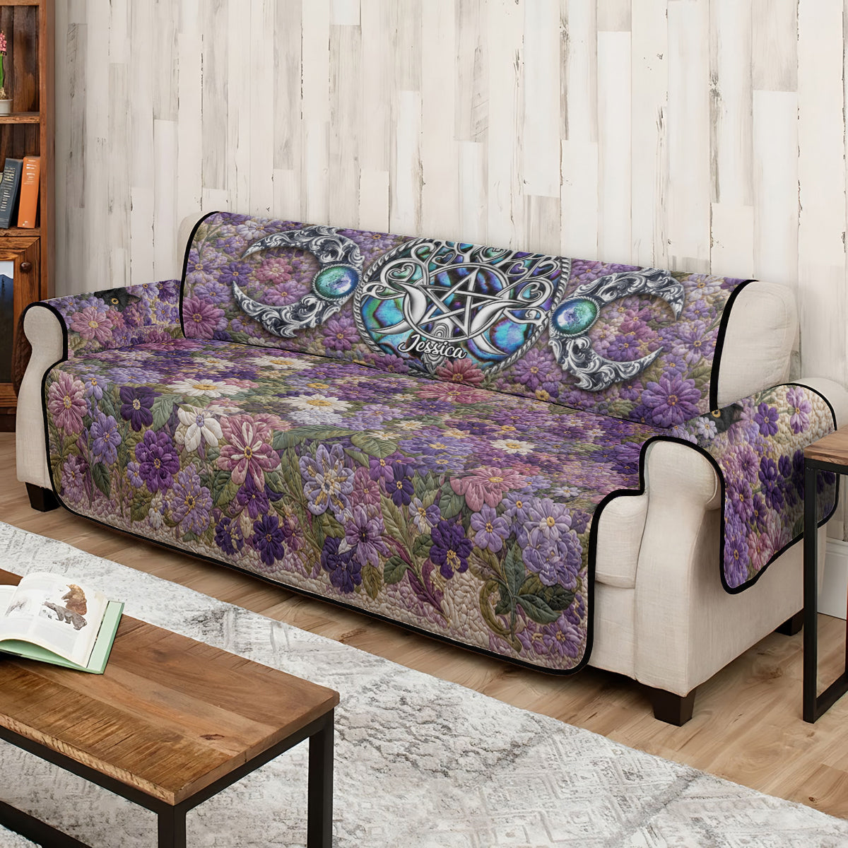 It's The Most Beautiful Time Of The Year - Personalized Witch Quilted Sofa/Couch Cover