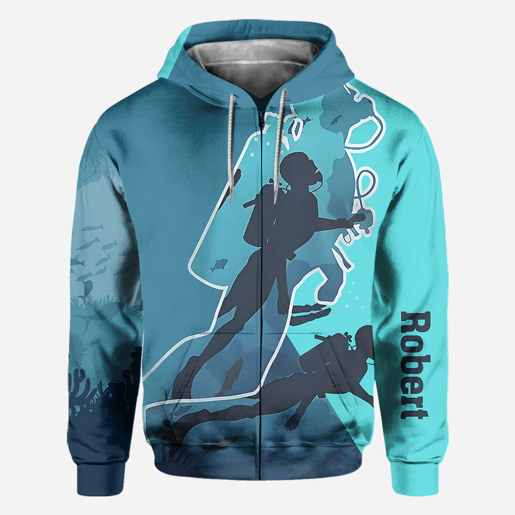 Passionné de plongée sous-marine ? T-shirt personnalisé « Plongée sous-marine »