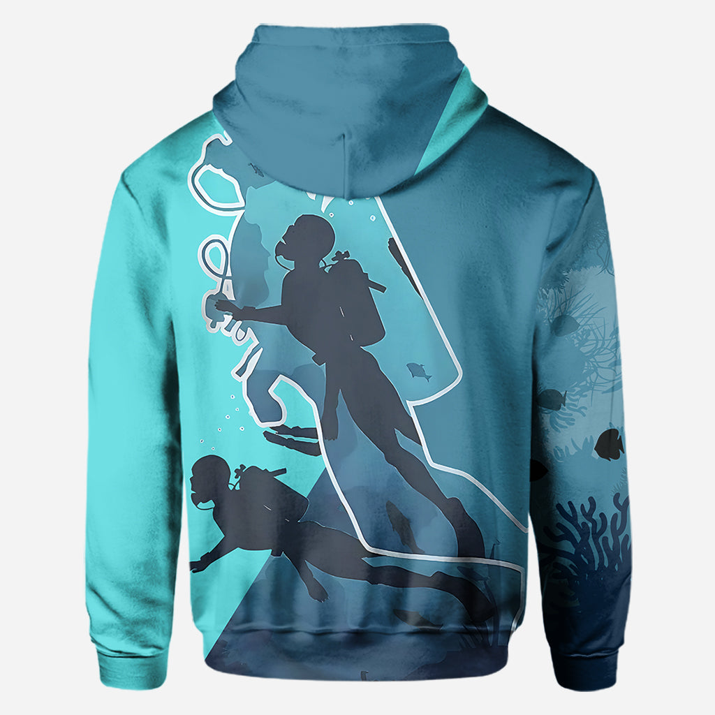 Passionné de plongée sous-marine ? T-shirt personnalisé « Plongée sous-marine »