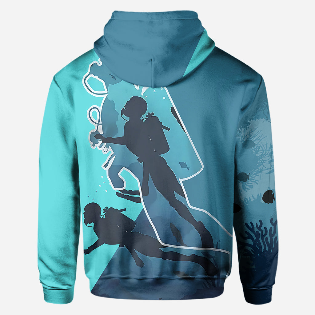 Passionné de plongée sous-marine ? T-shirt personnalisé « Plongée sous-marine »