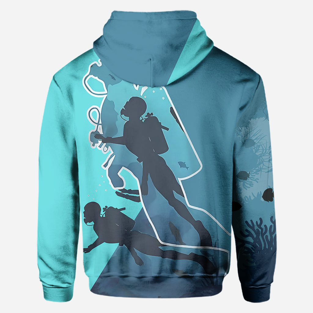 Passionné de plongée sous-marine ? T-shirt personnalisé « Plongée sous-marine »