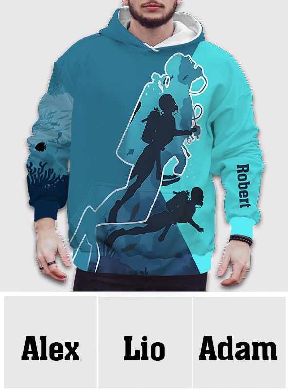 Passionné de plongée sous-marine ? T-shirt personnalisé « Plongée sous-marine »