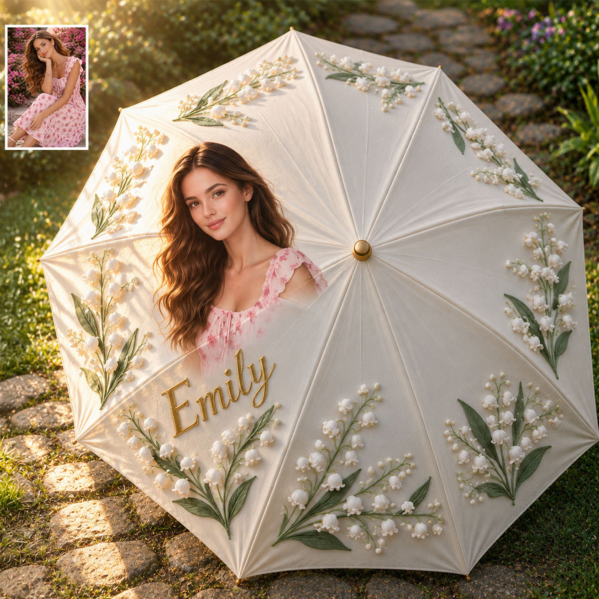 Benutzerdefiniert aus jedem Foto - Personalisierter Selbstliebe-Regenschirm