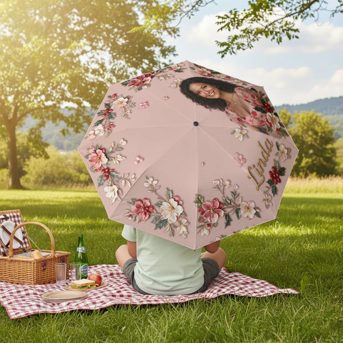 Benutzerdefiniert aus jedem Foto - Personalisierter Selbstliebe-Regenschirm