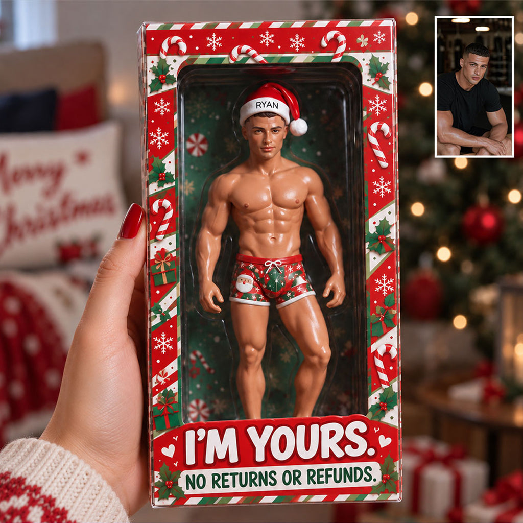 Unwrap Me - Personalized Spicy Couple Custom Shaped Acrylic Plaque