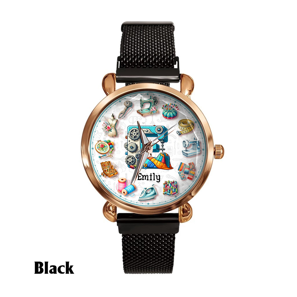 La couture est ma thérapie - Montre-bracelet personnalisée pour femme 