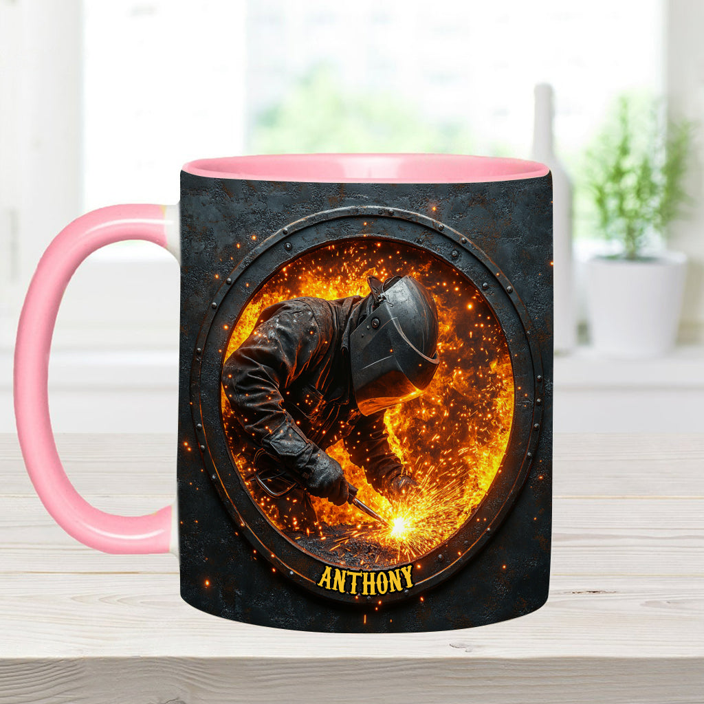 Cadeau pour soudeur - Mug personnalisé à l'effigie du soudeur