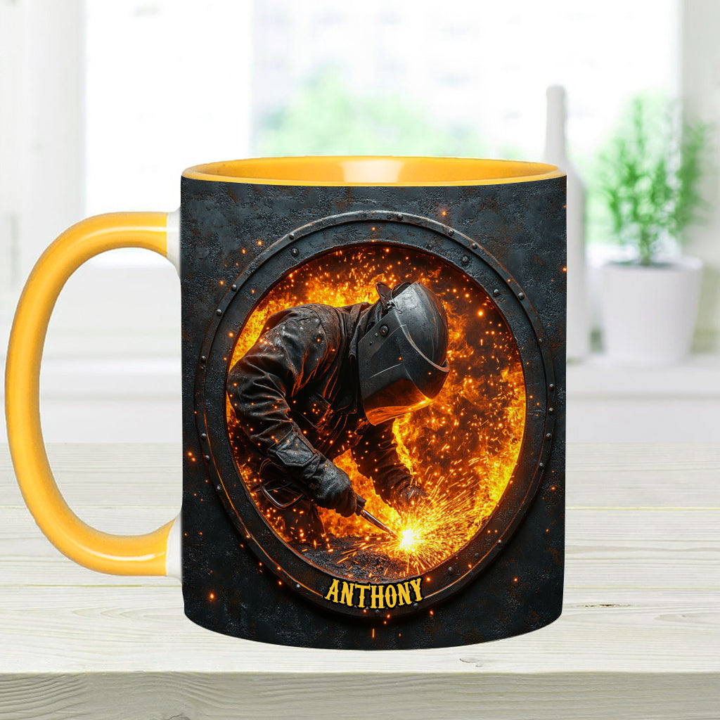 Cadeau pour soudeur - Mug personnalisé à l'effigie du soudeur