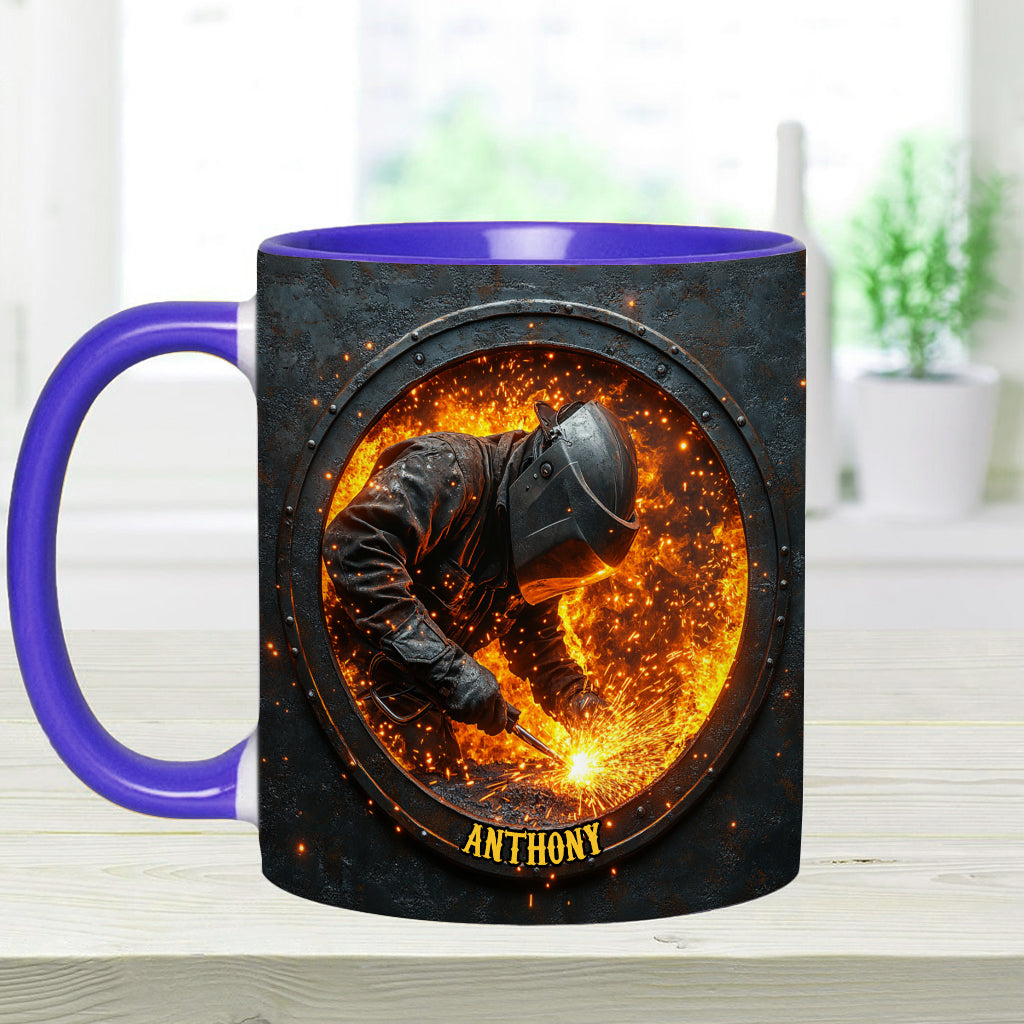 Cadeau pour soudeur - Mug personnalisé à l'effigie du soudeur