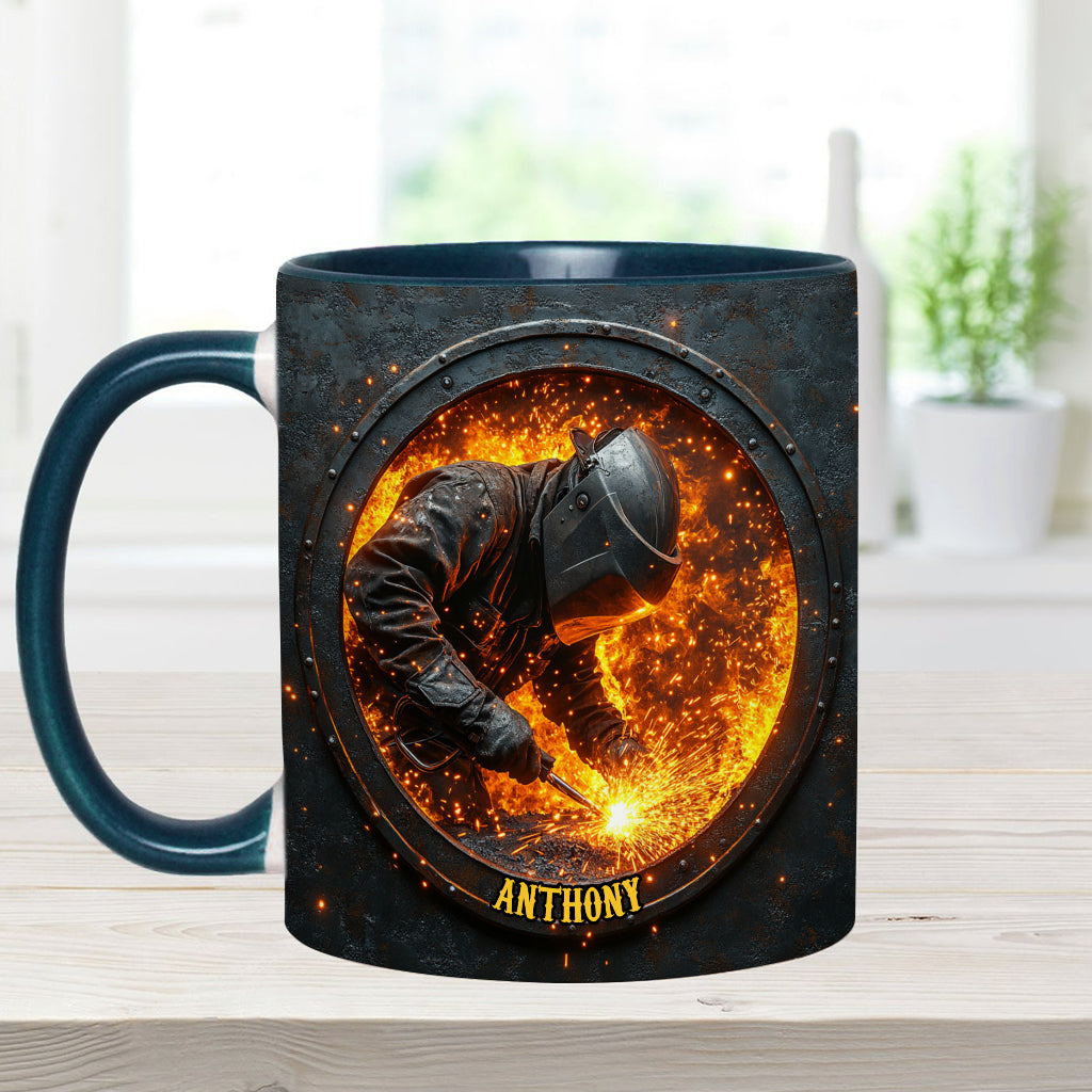 Cadeau pour soudeur - Mug personnalisé à l'effigie du soudeur