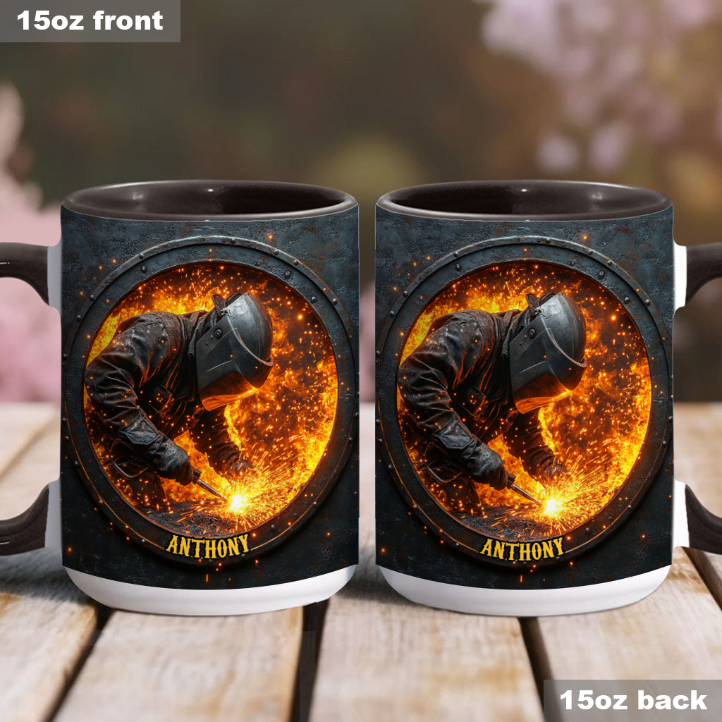 Cadeau pour soudeur - Mug personnalisé à l'effigie du soudeur