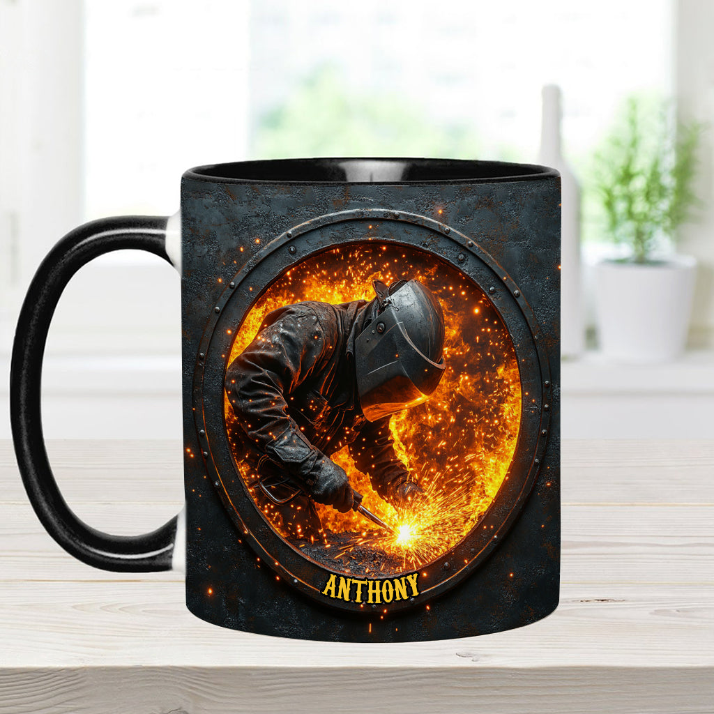 Cadeau pour soudeur - Mug personnalisé à l'effigie du soudeur