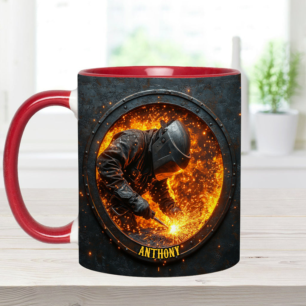 Cadeau pour soudeur - Mug personnalisé à l'effigie du soudeur