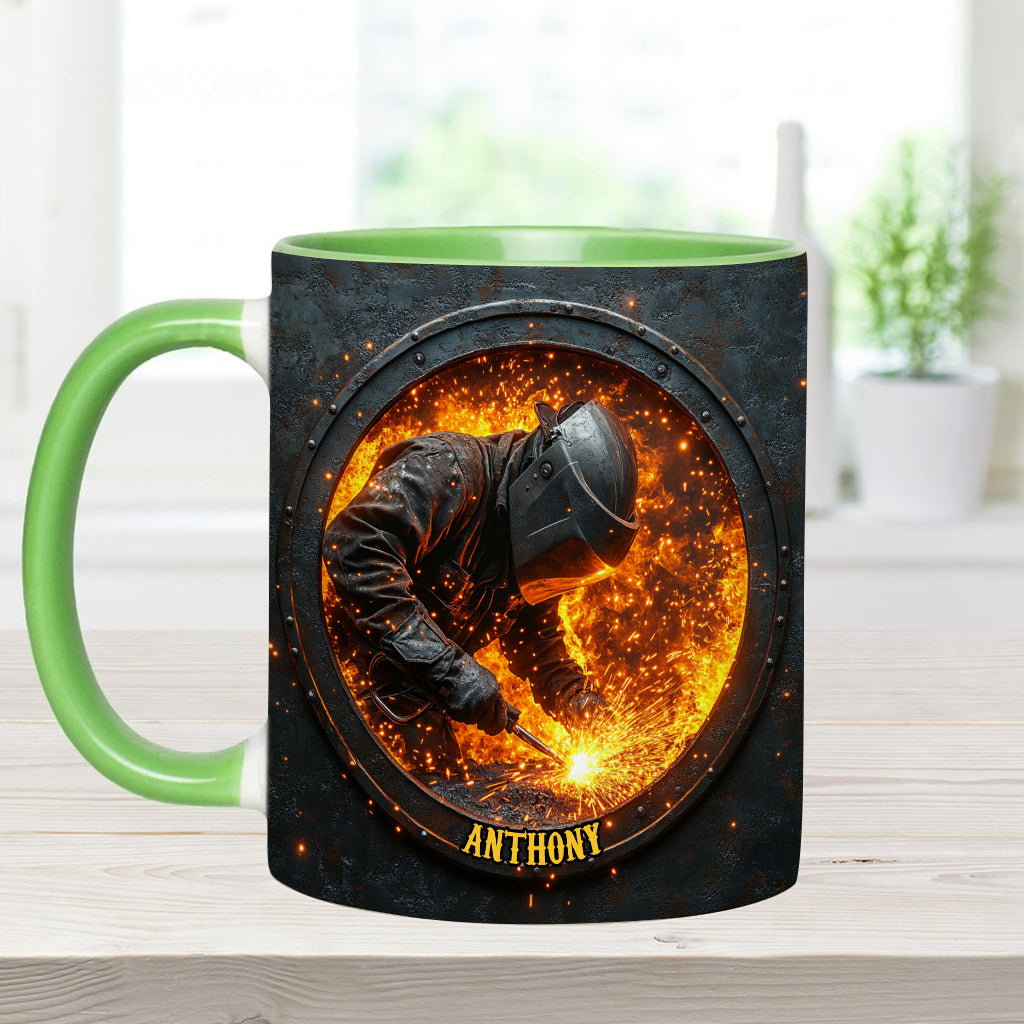 Cadeau pour soudeur - Mug personnalisé à l'effigie du soudeur