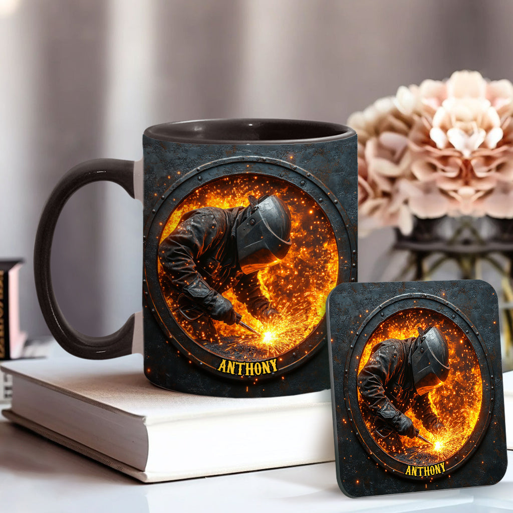 Cadeau pour soudeur - Mug personnalisé à l'effigie du soudeur