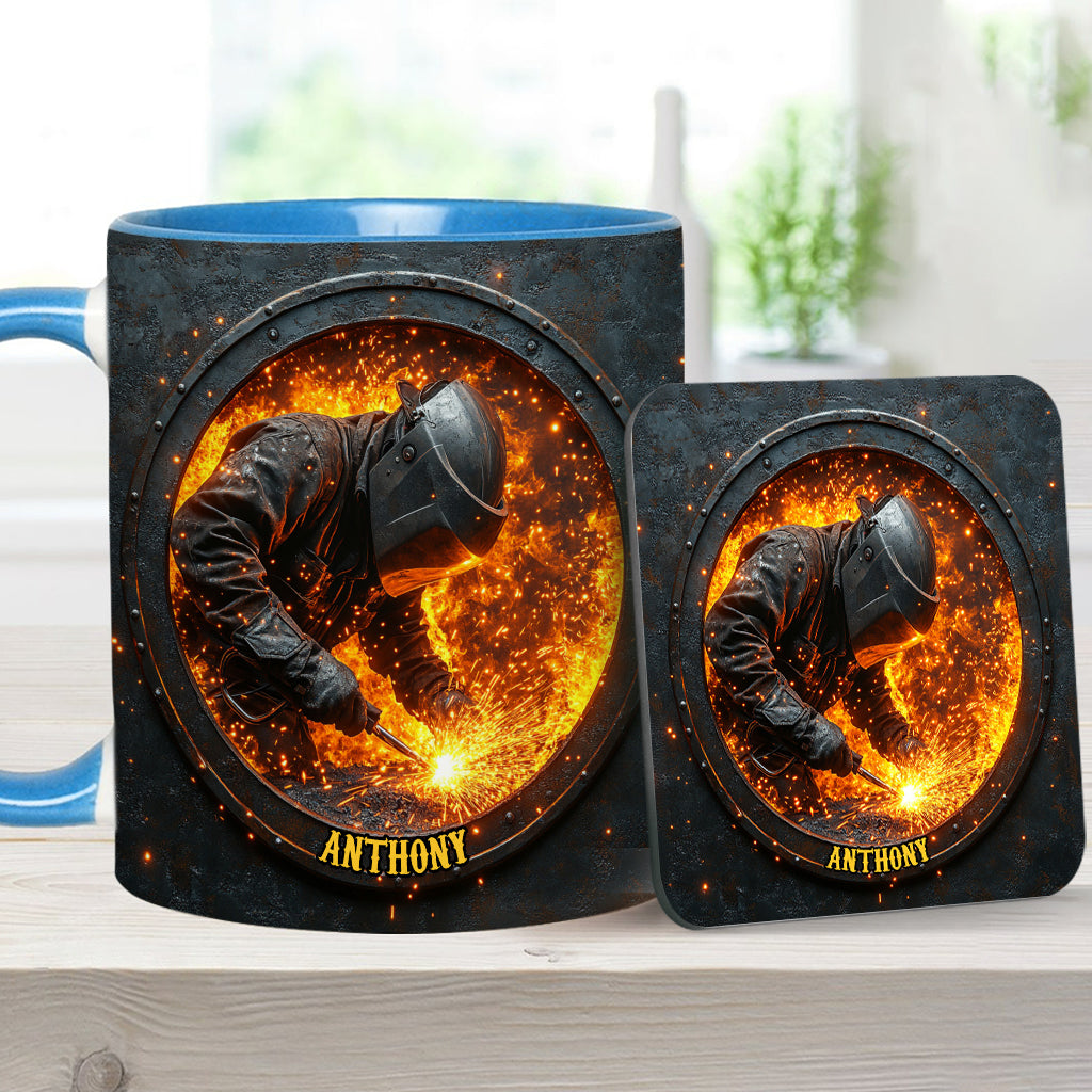 Cadeau pour soudeur - Mug personnalisé à l'effigie du soudeur