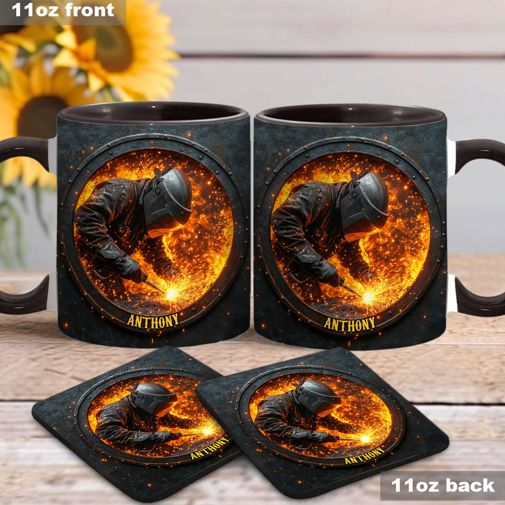 Cadeau pour soudeur - Mug personnalisé à l'effigie du soudeur