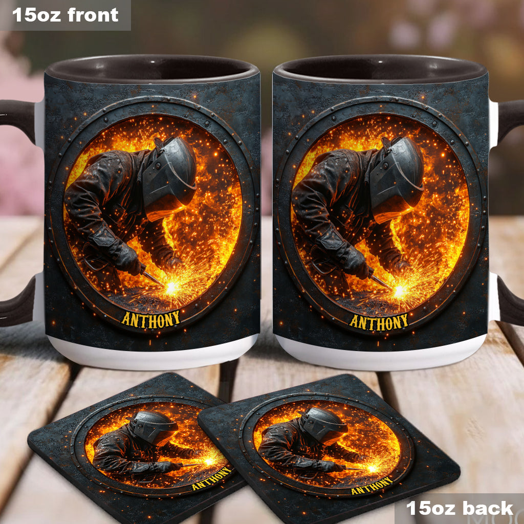 Cadeau pour soudeur - Mug personnalisé à l'effigie du soudeur