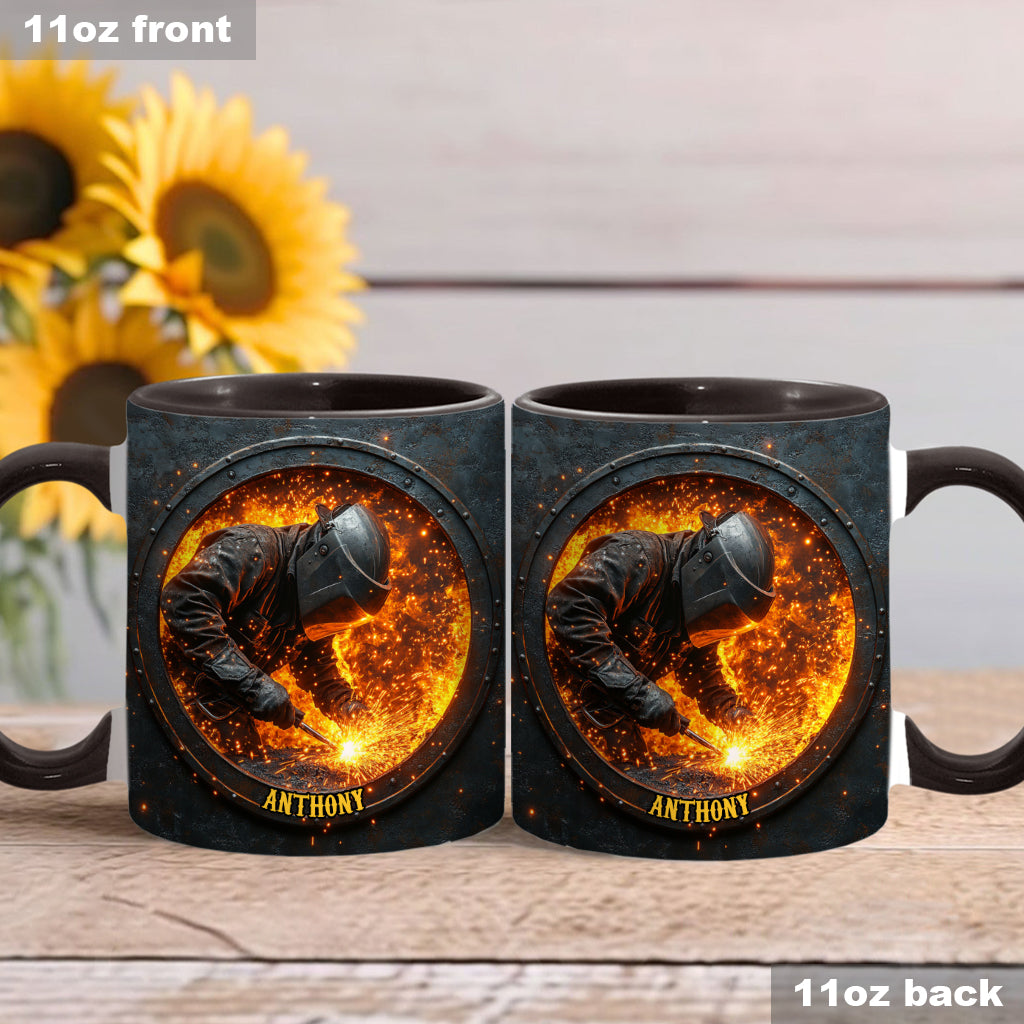 Cadeau pour soudeur - Mug personnalisé à l'effigie du soudeur