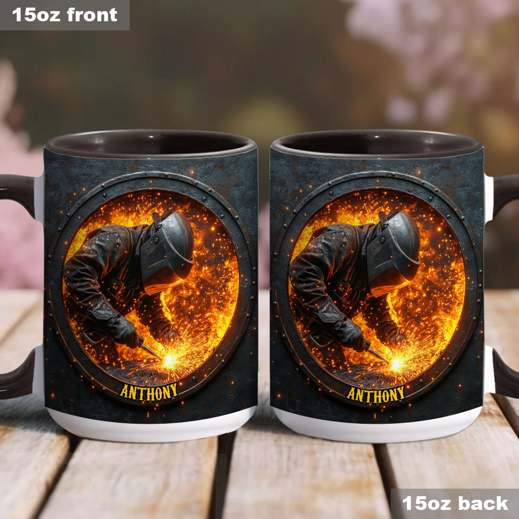 Cadeau pour soudeur - Mug personnalisé à l'effigie du soudeur