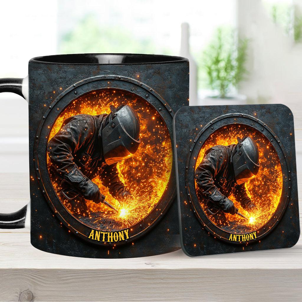 Cadeau pour soudeur - Mug personnalisé à l'effigie du soudeur