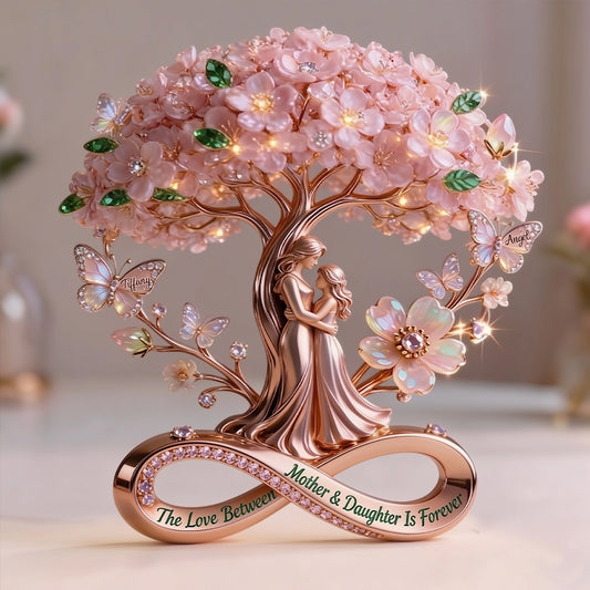 Love Between Mother & Daughter Is Forever - Personalized Mother Custom Shaped Acrylic Plaque