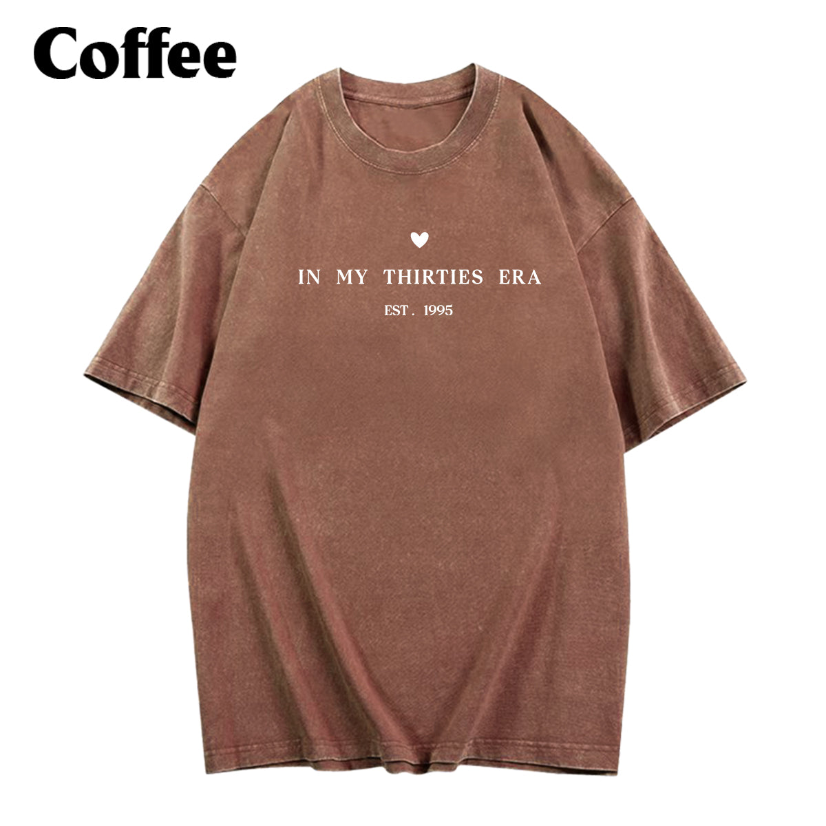 Birthday Gift - Personalized Birthday Washed T-Shirt
