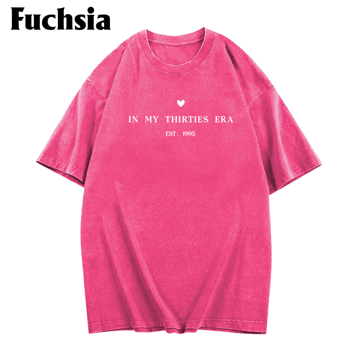 Birthday Gift - Personalized Birthday Washed T-Shirt
