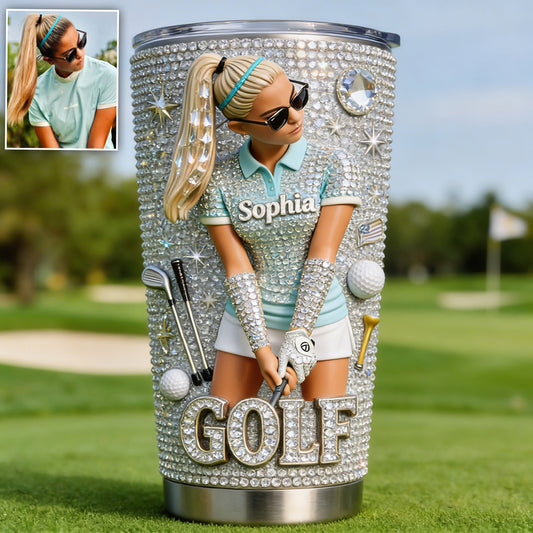 Liebe Golf - Personalisierter Golfbecher