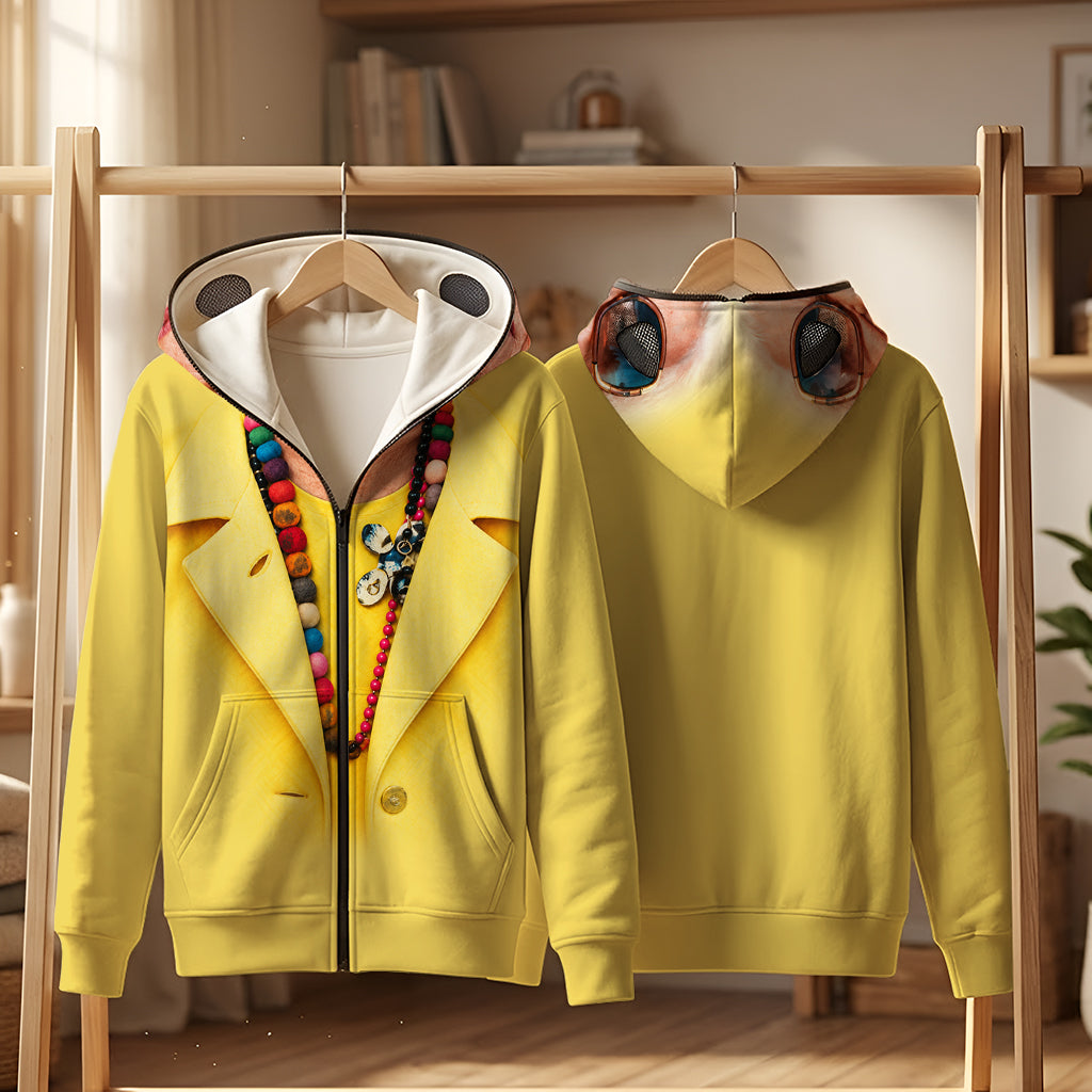 Hoodie Zippé Personnalisé - Anniversaire Amusant