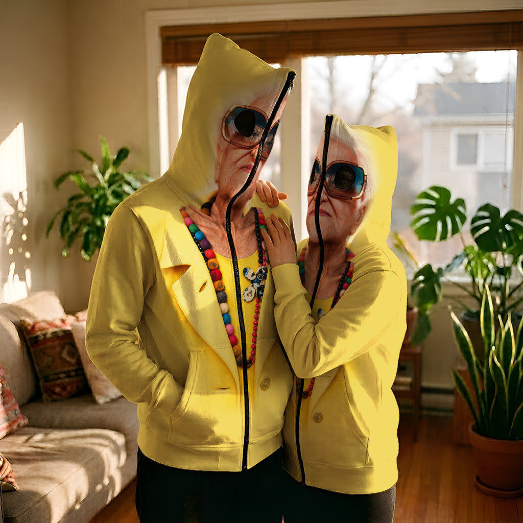 Hoodie Zippé Personnalisé - Anniversaire Amusant