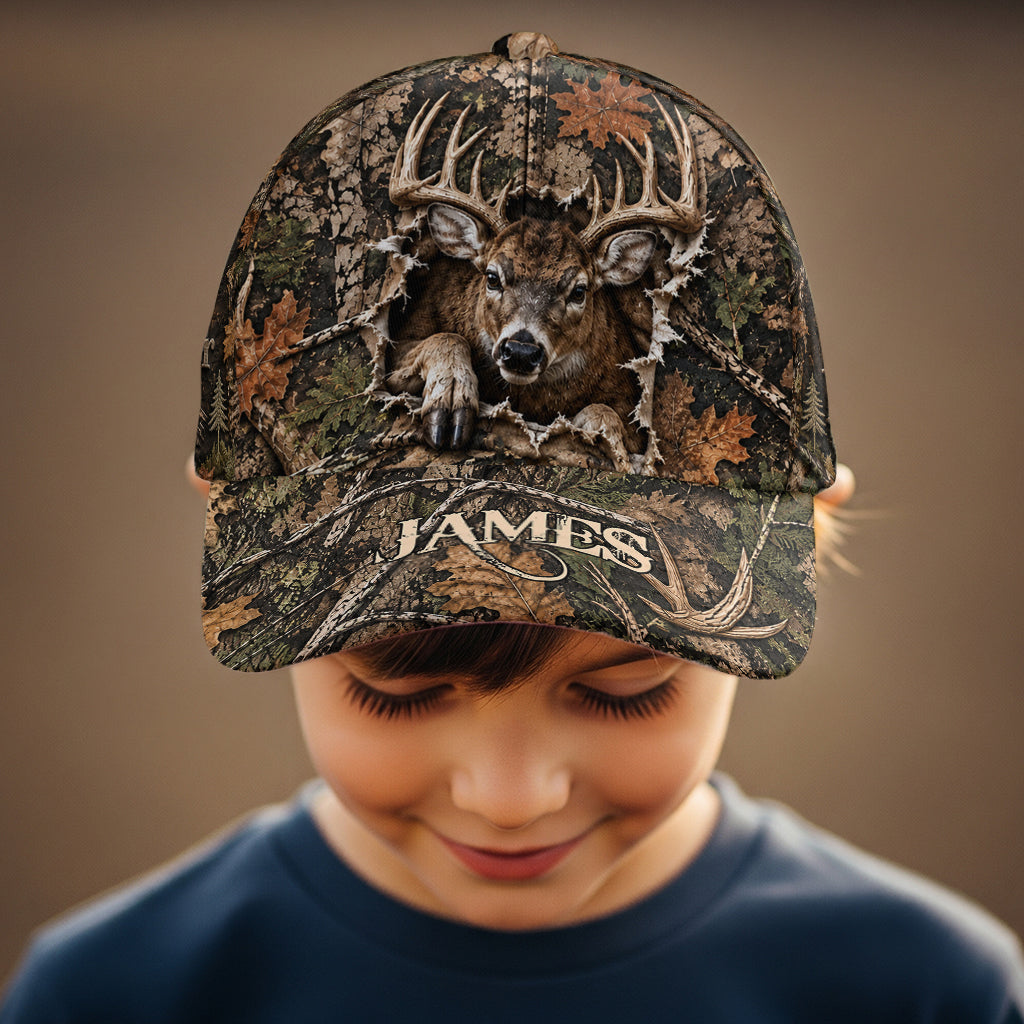 Gift for Hunter - Personalized Hunting Classic Cap