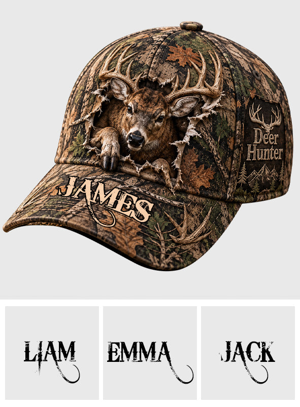 Gift for Hunter - Personalized Hunting Classic Cap