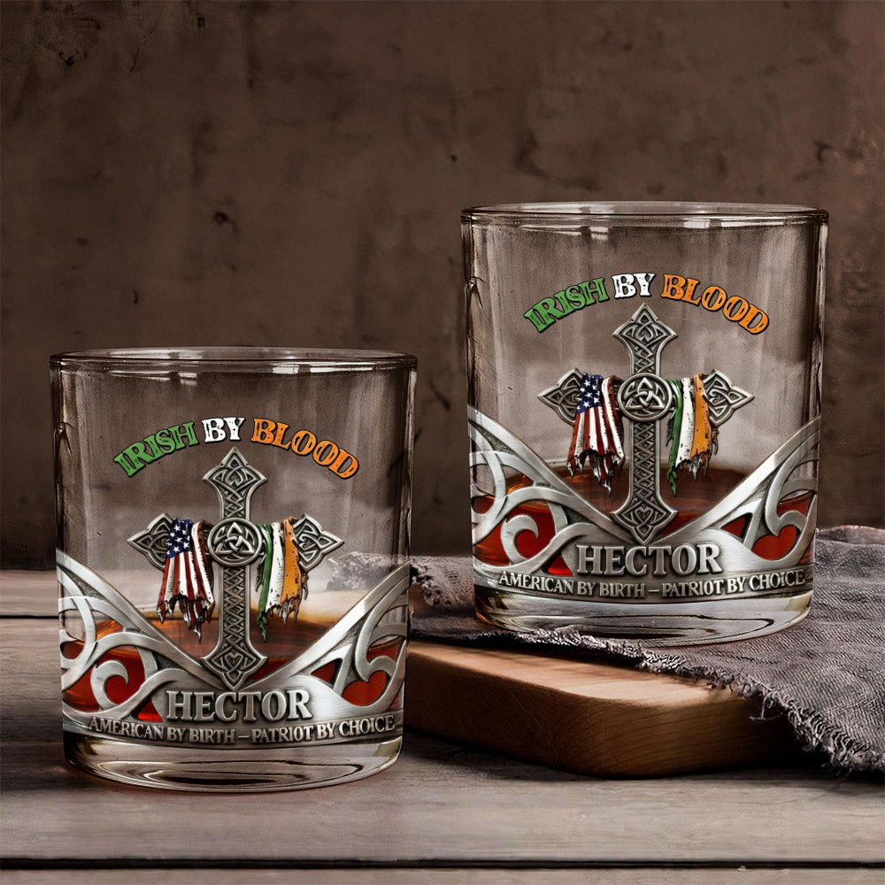Irisch von Geburt – personalisiertes irisches Whiskeyglas