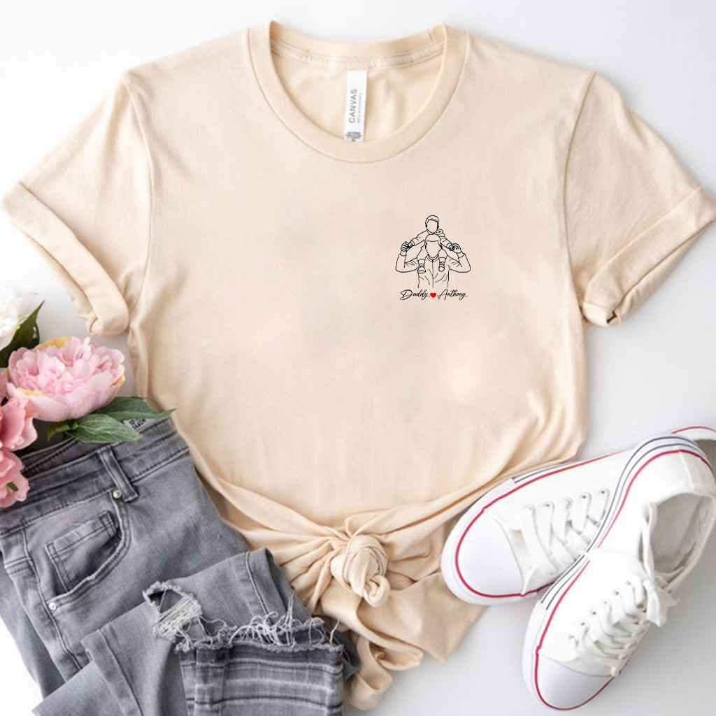 Best Dad Ever - Personalized Father T-shirt And Hoodie