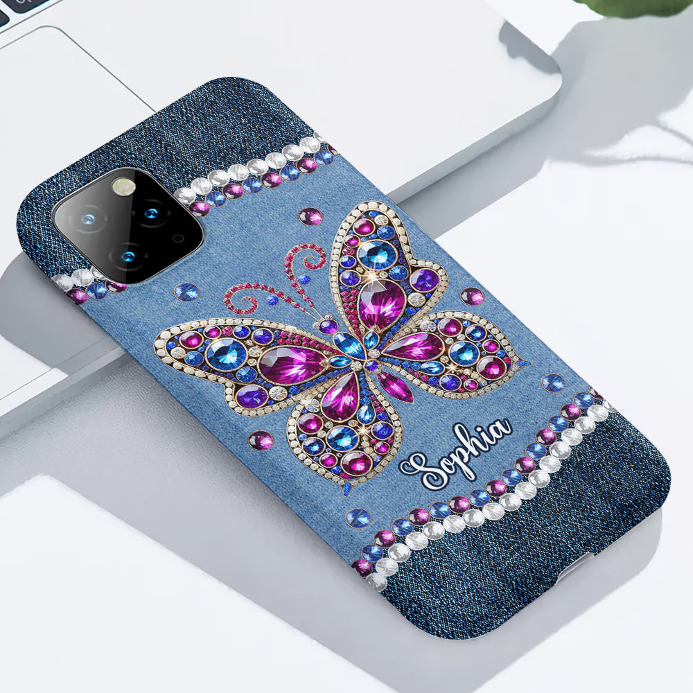 Wunderschöner Schmetterling – personalisierte Handyhülle mit Schmetterlingsmotiv
