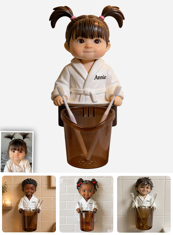 Brush Buddy - Personalisierte Kinderzahnbürste Halter