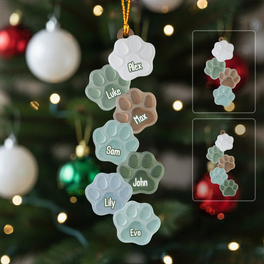 Adorables pattes pour chiens, chats et animaux de compagnie - Ornement personnalisé pour chien