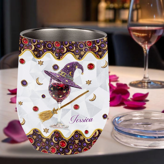 Wine Witch - Personalized Witch Wine Tumbler