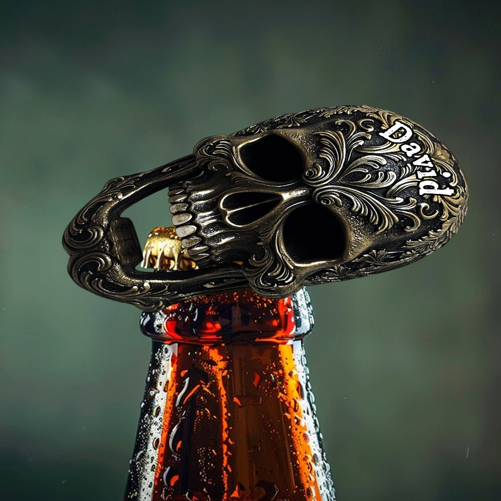 Cooler Totenkopf-Flaschenöffner – Personalisierter Bierflaschenöffner