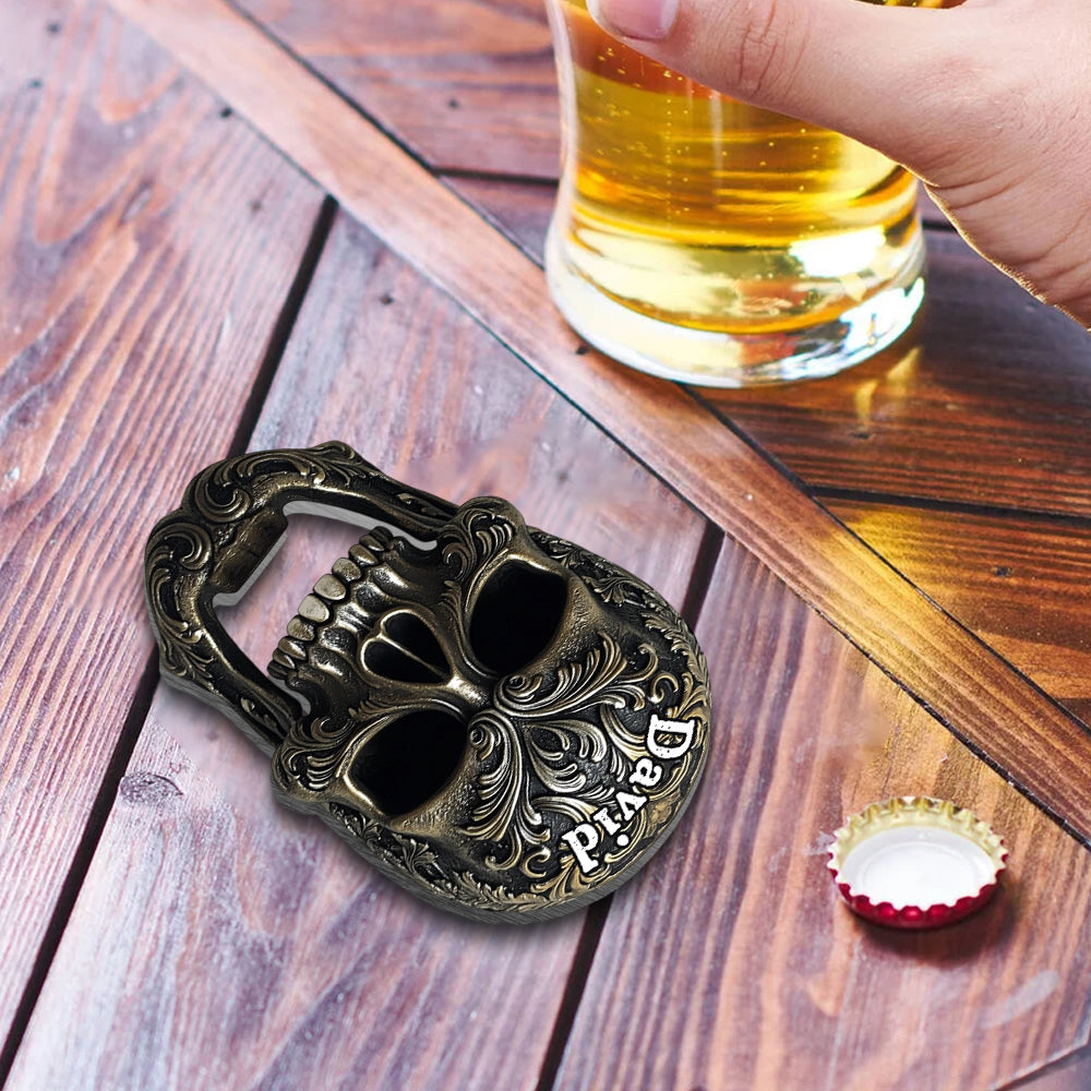 Cooler Totenkopf-Flaschenöffner – Personalisierter Bierflaschenöffner