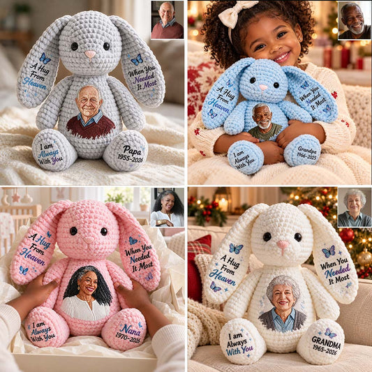 Personalisierte Gedenkgeschenke für den Verlust eines geliebten Menschen - Premium Kunstfellkissen